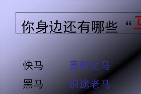 4匹马4个人骑什么成语