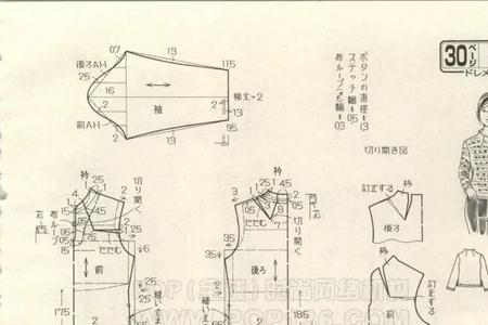 女立领开衫裁剪方法