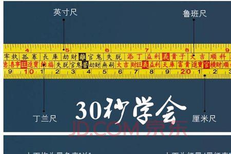 9米鲁班尺尺寸对照表