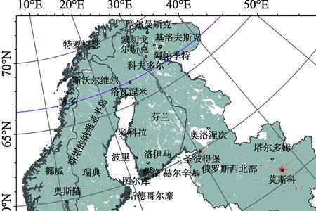 斯堪的纳维亚半岛地形特征