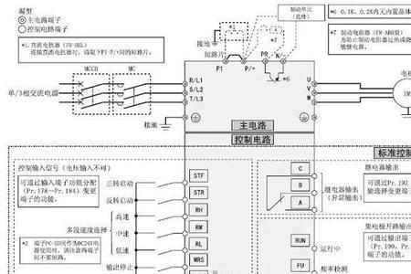 变频器t1a和t2a怎么接线