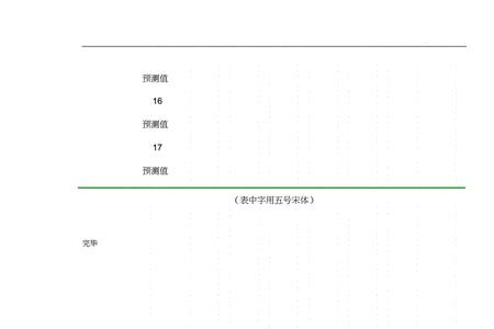 三线表标准线宽是多少