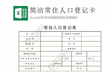 人口登记卡承办人怎么签章