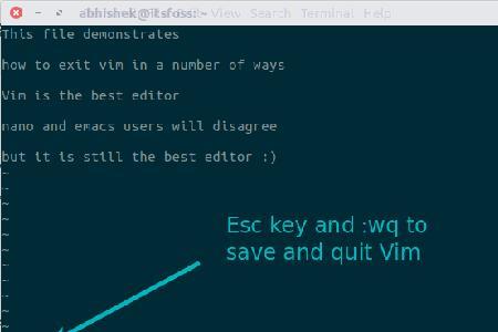 linux退出编辑的命令