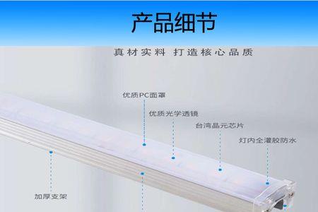 led线条灯220v灯具可以串接多长