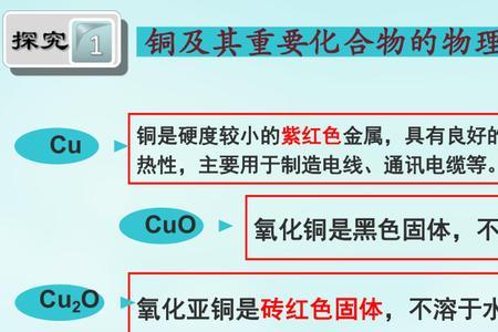 氧化亚铜有什么性质