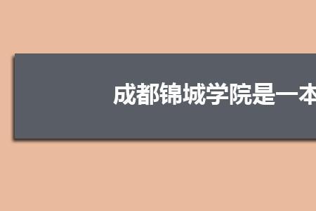 眉山锦橙学院是几本