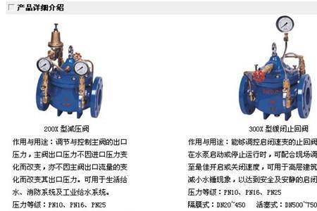 消防水泵减压阀的工作原理