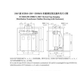 315变压器的外观尺寸