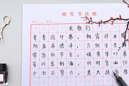 长字米字格