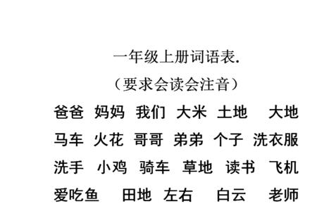 不同的两字词语