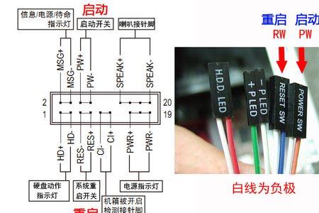 冷头线插在主板的什么位置