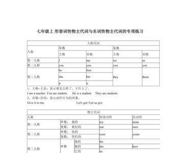 临时性物主代词是什么意思