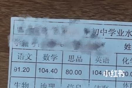 中考成绩单什么时候领