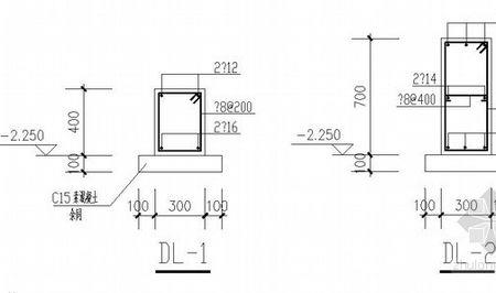 基础联系梁钢筋节点做法