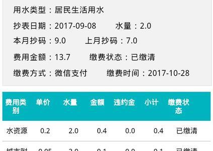 怎么查水费吨数明细