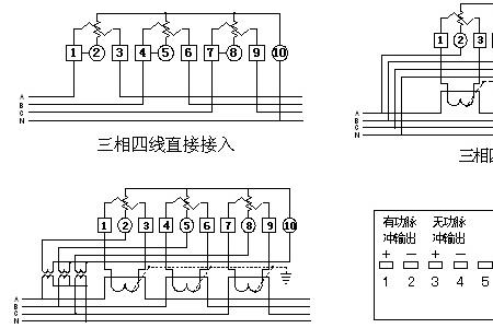 三相四线接线图