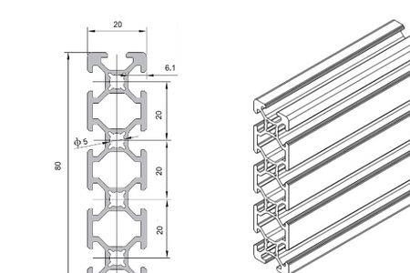 工业铝型材80系列型材有哪些规格