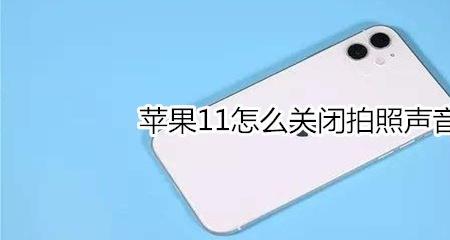 苹果11如何关闭录音启动声音