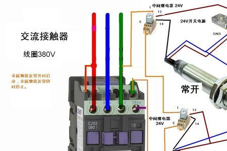 中间继电器接线端口介绍