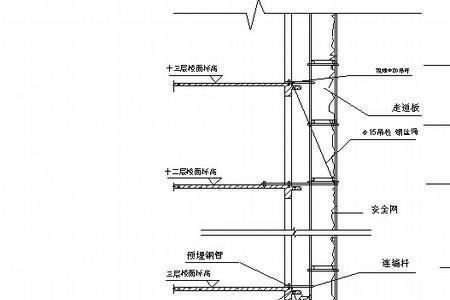 落地架连墙件多少布置