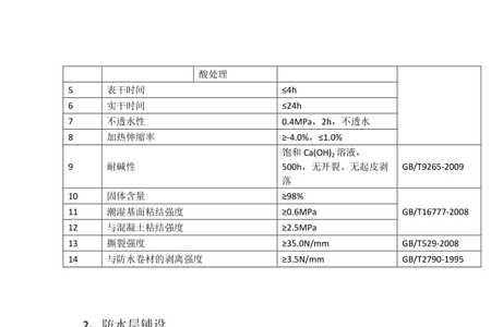 防水涂膜厚度验收规范