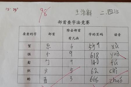 围部首怎么查字典