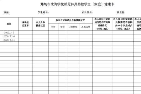 家庭成员健康情况怎么填