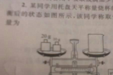 天平称量时左码右物会导致什么