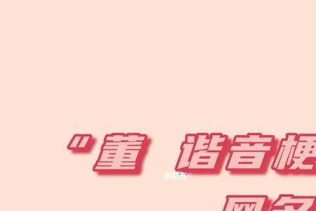 带白字谐音的网名