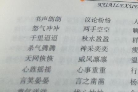 abc式的词语无什么无什么