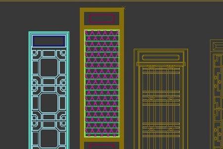 3dmax制作门窗模型