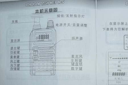 维德ak810对讲机使用说明