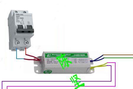 donedl-20w300l镇流器接法