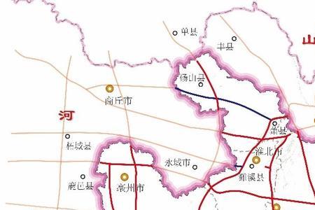 盐洛高速公路线路图