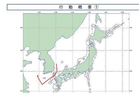 对马海峡在地图上的位置