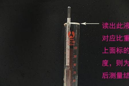 玻璃盐度表怎么看