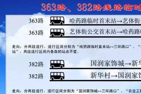 哈尔滨市382路车停运了吗