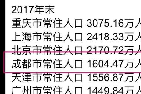 成都净流入人口为何那么多