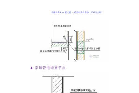 楼板开孔安管怎么堵漏