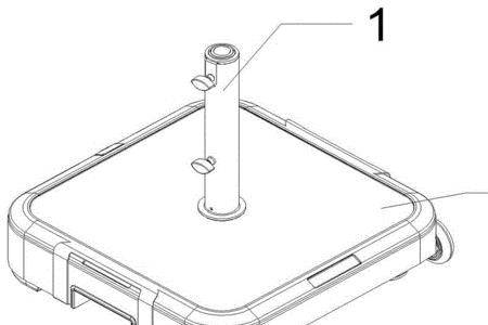能固定在木板上的钓鱼伞底座