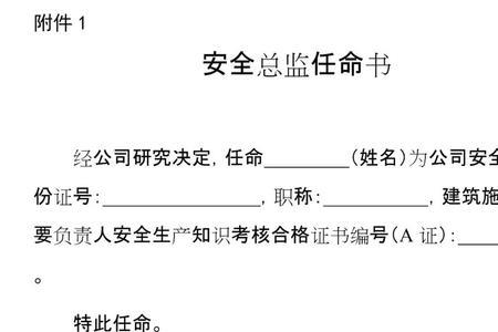 公司总工需要安全a证吗