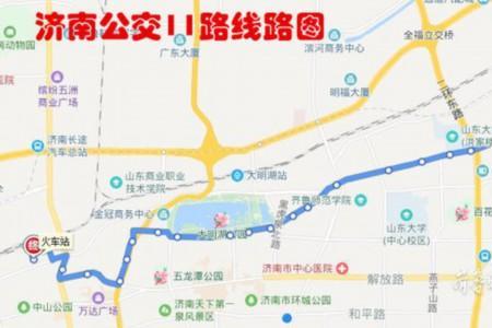 济南公交56路车全程路线