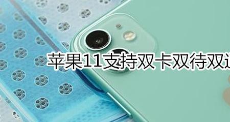 iphone113有没有双卡