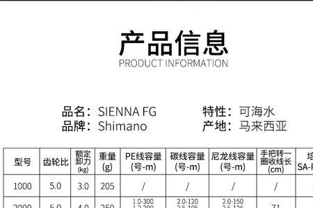 禧玛诺sienna2500配什么竿