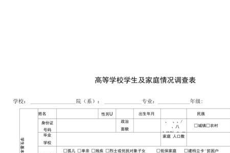 家庭成员身体健康状况怎么填