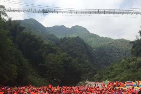 霍山大峡谷漂流完怎么到上游