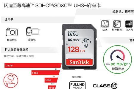 相机内存卡拍摄速度和写入速度