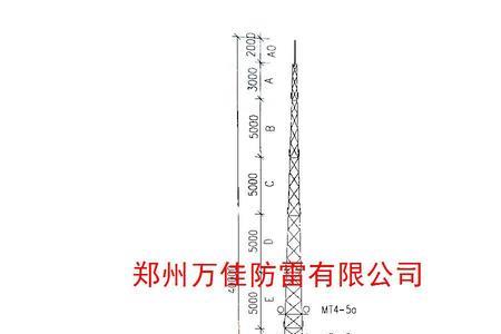 避雷针尺寸标准对照表