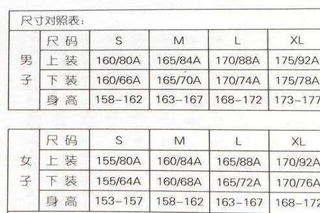 阿迪达斯上衣xl尺码对照表